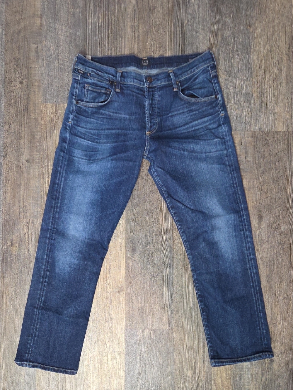 Citizens Of Humanity Women's Emerson Boyfriend Jeans in Dark Blue Wash